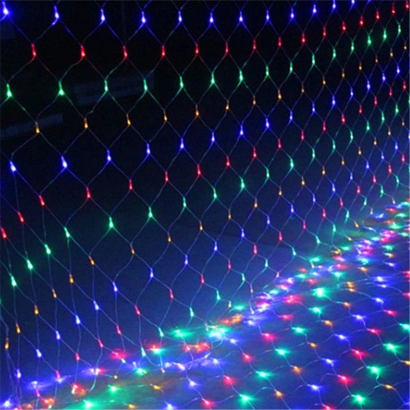 Luz De Fada Cordas De LED Natal Rede De Pesca À Prova D'água Festa De Casamento Decoração